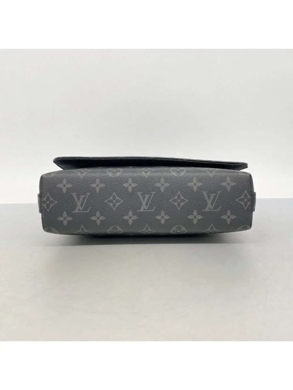 Louis Vuitton Shoulder Bag Monogram Eclipse District PM Black